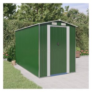 Sodo pašiūrė 192x274x223 cm galvanizuotas plienas žalia