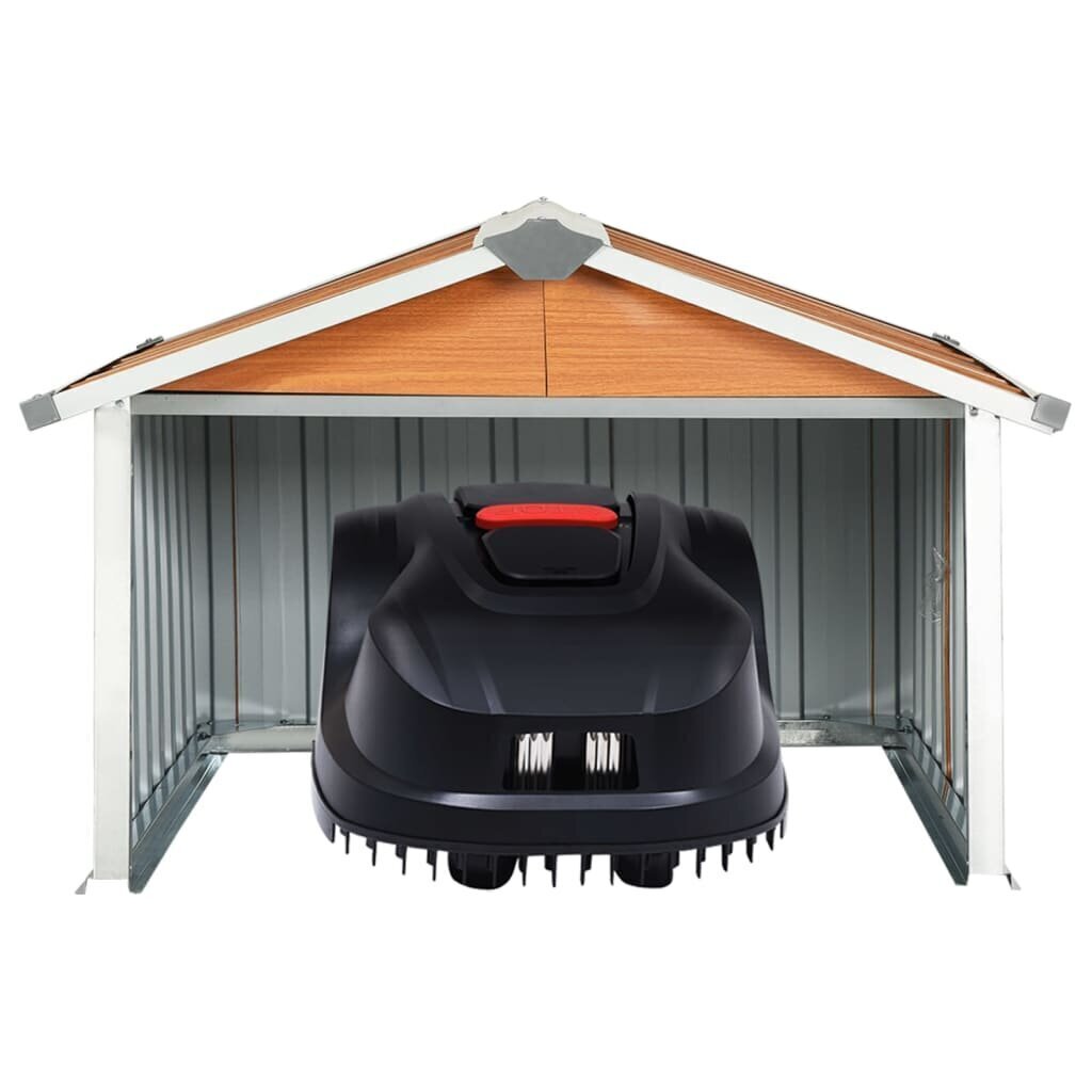 sodorobotovejapjovesgarazas92x97x63cmrudasc6c8cinternetureference  belsilt Sodo roboto vejapjovės garažas 92x97x63 cm rudas   belsilt