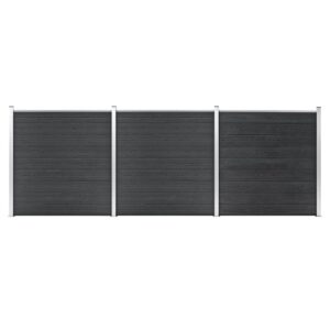 Pilka WPC sodo tvora 526x186cm tvari ir lengvai montuojama