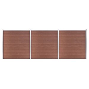 Ruda WPC sodo tvora 526x186 cm tvirta ir ilgaamžė