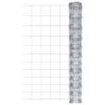 Sidabrinė 150 cm galvanizuoto plieno sodo tvora 50m