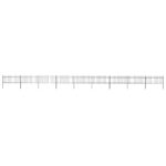 Sodo tvora su iečių viršūnėmis 153×08 m plieninė juoda