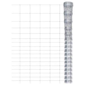 Sodo tvora vidaXL 50×125 m galvanizuotas plienas sidabro