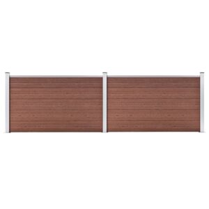 WPC sodo tvora 353×106 cm ruda tvirta ir estetiška