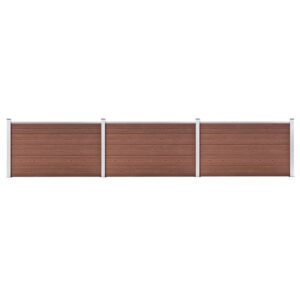 Sodo tvora WPC 526x106cm ruda – tvirta ir lengvai montuojama