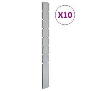 vidaXL sodo tvoros stulpai 19x4x200 cm – tvirti ir atsparūs