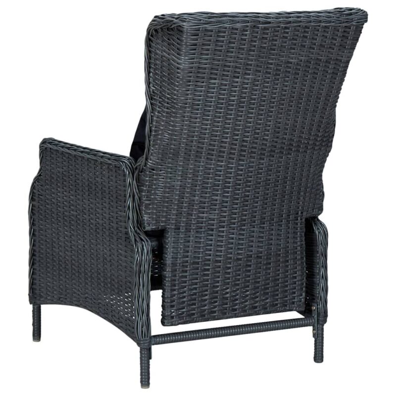 Sodo valgomojo komplektas, 7 dalių, pilkas - Image 3