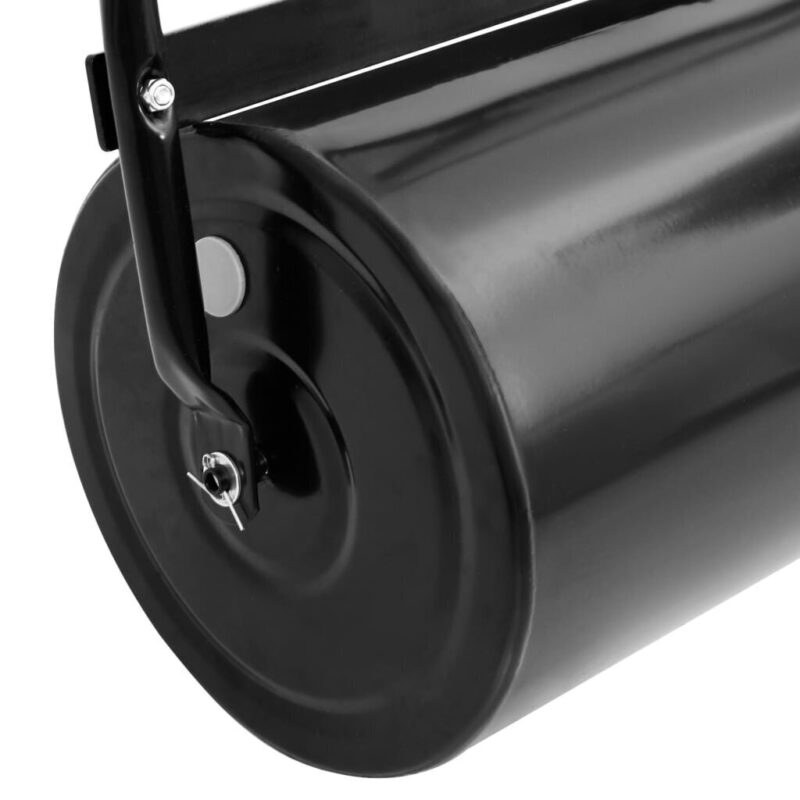 Sodo vejos volas su rankena vidaXL 63 L juodas  belsilt