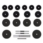 60 kg štangos ir svarmenų rinkinys  tvirtas ir patvarus