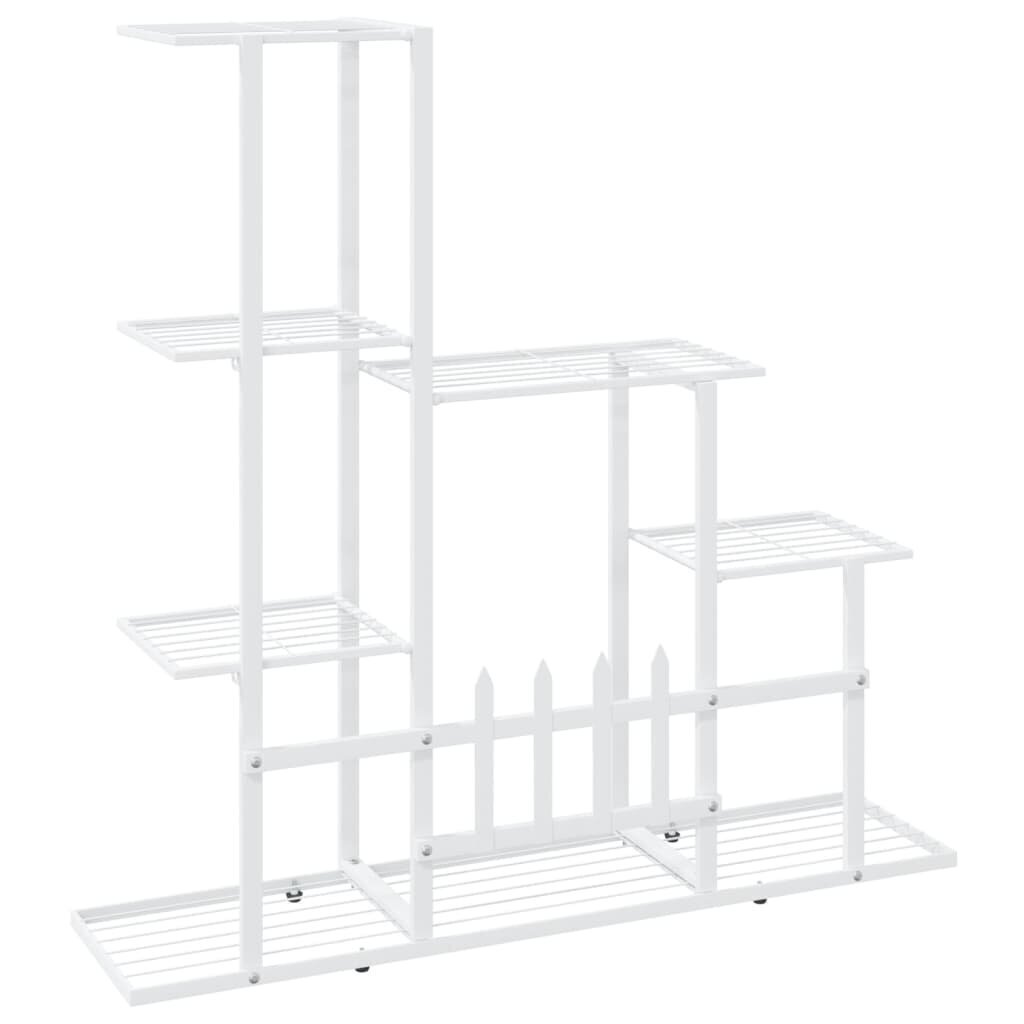 stovasaugalamsbaltosspalvos945x25x88cm6c0f1atsiliepimaireference  belsilt Baltos spalvos metalinis stovas augalams 945x25x88 cm