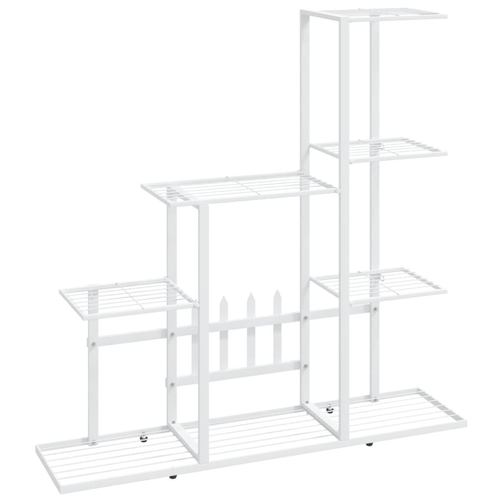 stovasaugalamsbaltosspalvos945x25x88cmcopyc441creference  belsilt Baltos spalvos metalinis stovas augalams 945x25x88 cm