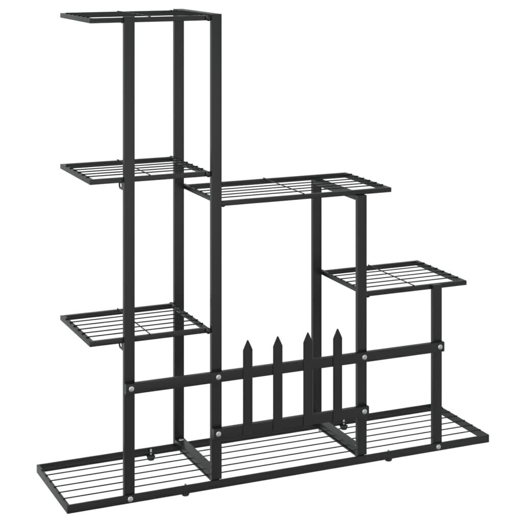 stovasaugalamsjuodosspalvos945x25x88cmd5145atsiliepimaireference  belsilt Juodos spalvos metalinis stovas augalams 945x25x88 cm