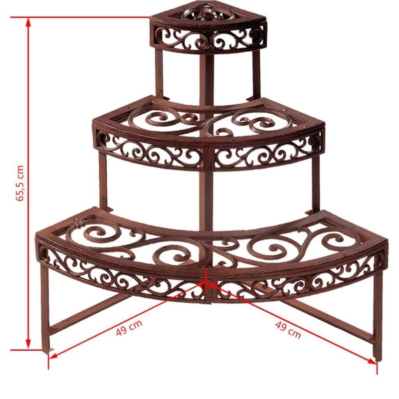 Stovas gėlėms Esschert Design 49*49*65,5cm - Image 3