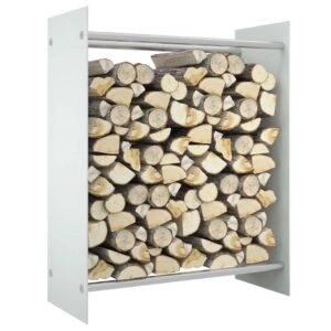 Stovas malkoms vidaXL, 80x35x100 cm, baltas