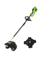 Styginė žoliapjovė ir krūmapjovė viename Greenworks gd40bck2x