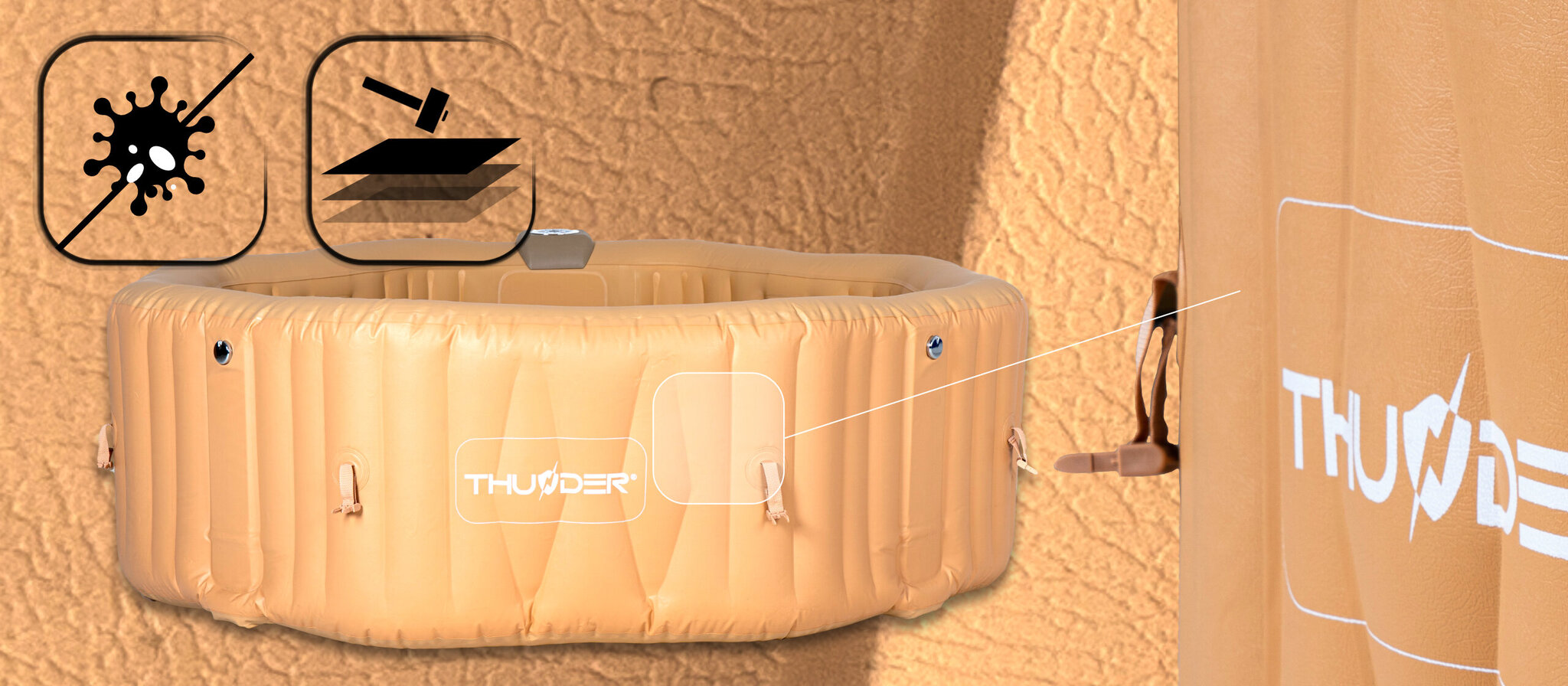 sukurinevoniagalaoruda6fe4apirktireference belsilt Sūkurinė vonia Galao pripučiamas SPA iki 6 asmenų