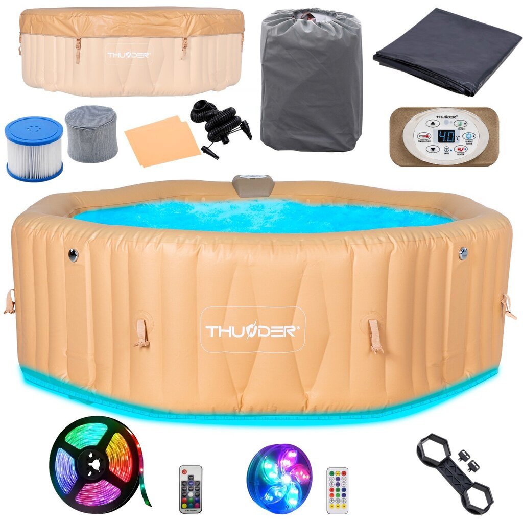 sukurinevoniagalaoruda88ce8reference belsilt Sūkurinė vonia Galao pripučiamas SPA iki 6 asmenų