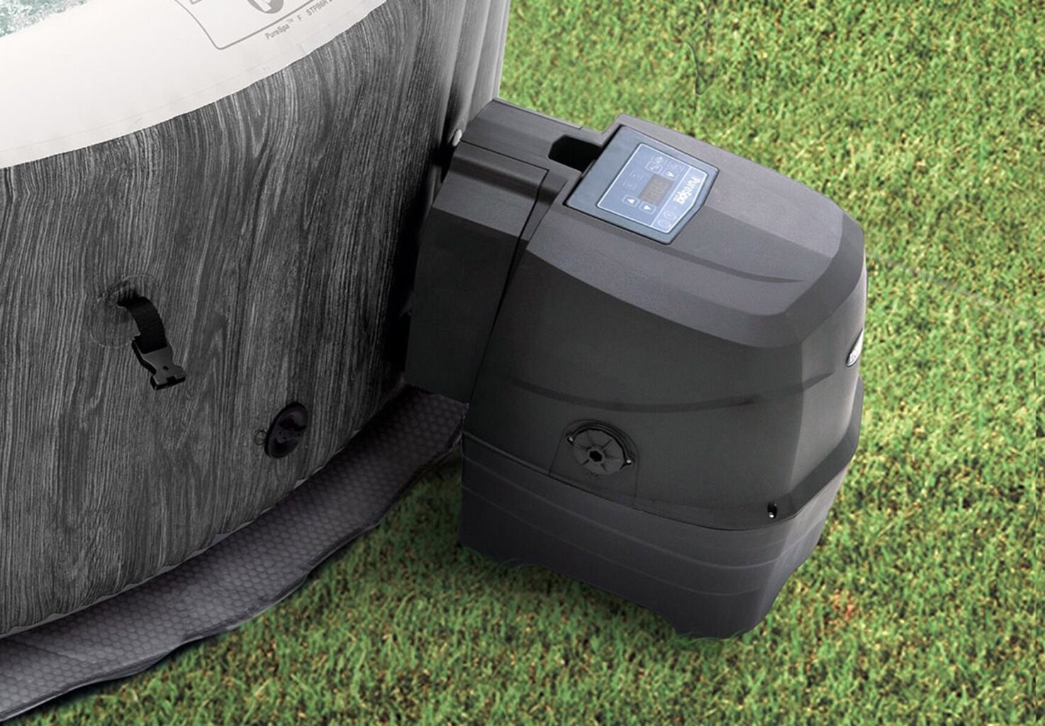 sukurinevoniaintexpurespagreywoodbubbledeluxee84d2pirktireference belsilt Intex PureSpa Greywood Bubble Deluxe sūkurinė vonia Ø196 cm