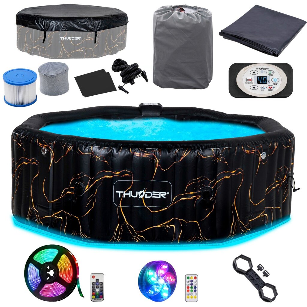 sukurinevonialavajuoda2771breference belsilt Sūkurinė vonia Lava su hidromasažu ir mobilia valdymu