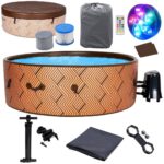 sukurinevonialoftrudaed98creference belsilt Sūkurinė vonia Loft ruda pripučiamas SPA su 120 burbulų