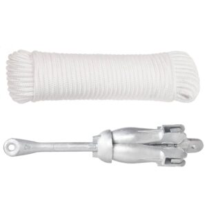 Sulankstomas VidaXL inkaras su virve 4kg  patvarus ir kompaktiškas