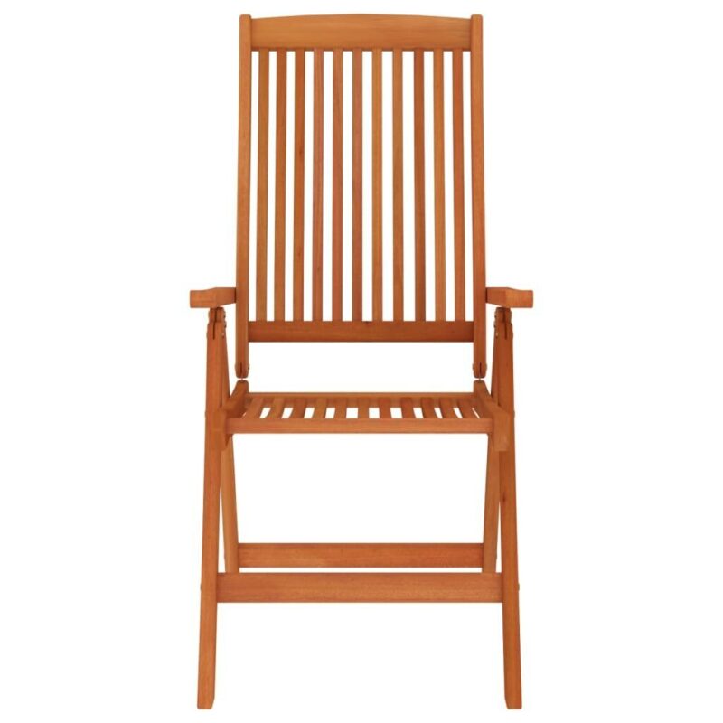 Sulankstomos sodo kėdės vidaXL, 8 vnt., rudos - Image 3