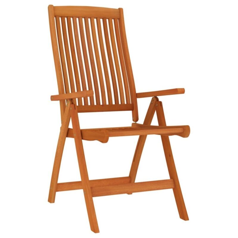 Sulankstomos sodo kėdės vidaXL, 8 vnt., rudos - Image 2