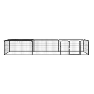 Šunų aptvaras vidaXL 300x100x50 cm juodas  patvarus ir funkcionalus