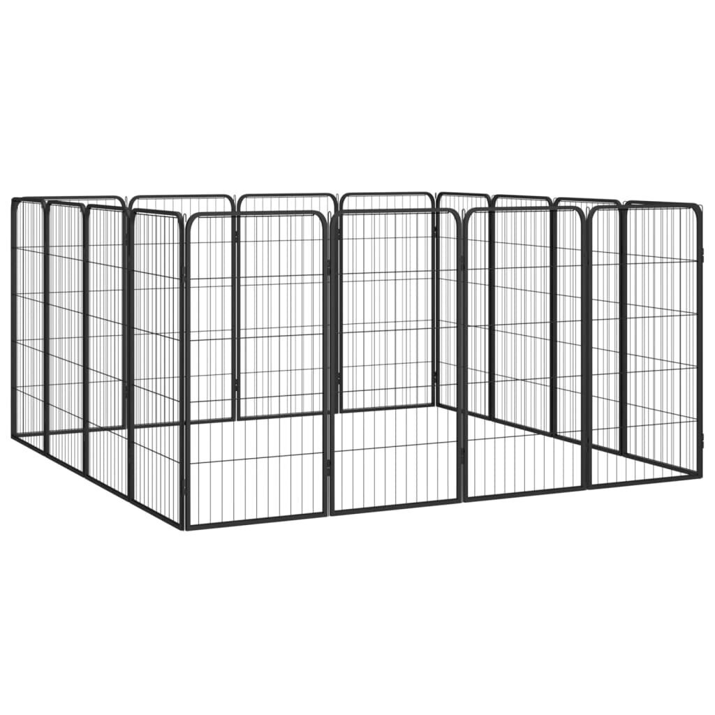 sunuaptvarasvidaxl50x100cmbc1d1kainareference  belsilt Šunų aptvaras vidaXL 250x150x100 cm juodas   Belsilt