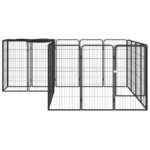 sunuaptvarasvidaxl50x100cmd9614reference  belsilt Šunų aptvaras vidaXL 50x100 cm juodas  tvirtas ir patikimas
