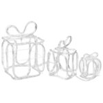 Šviečianti kalėdinė dekoracija Dovanų dėžutės  atspari vandeniui