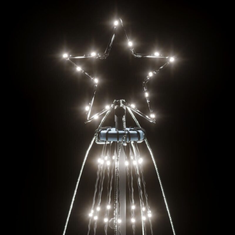 Šviečianti Kalėdų eglutė su kuoliuku  LED dekoracija 800 cm