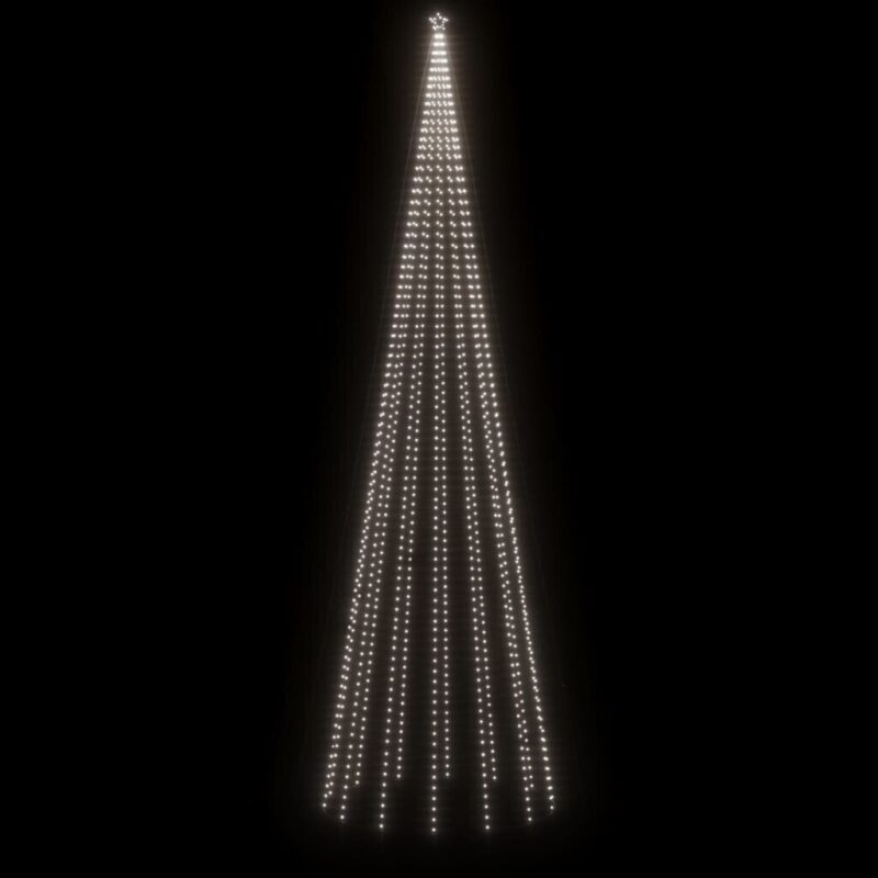 Šviečianti Kalėdų eglutė su kuoliuku  LED dekoracija 800 cm