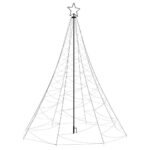 svieciantikaledinedekoracijaeglutesukuoliukuf81eereference belsilt Šviečianti kalėdinė eglutė su LED lempučiomis 5 m aukščio