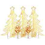 Šviečianti kalėdinė dekoracija Eglutės su 360 LED lempučių