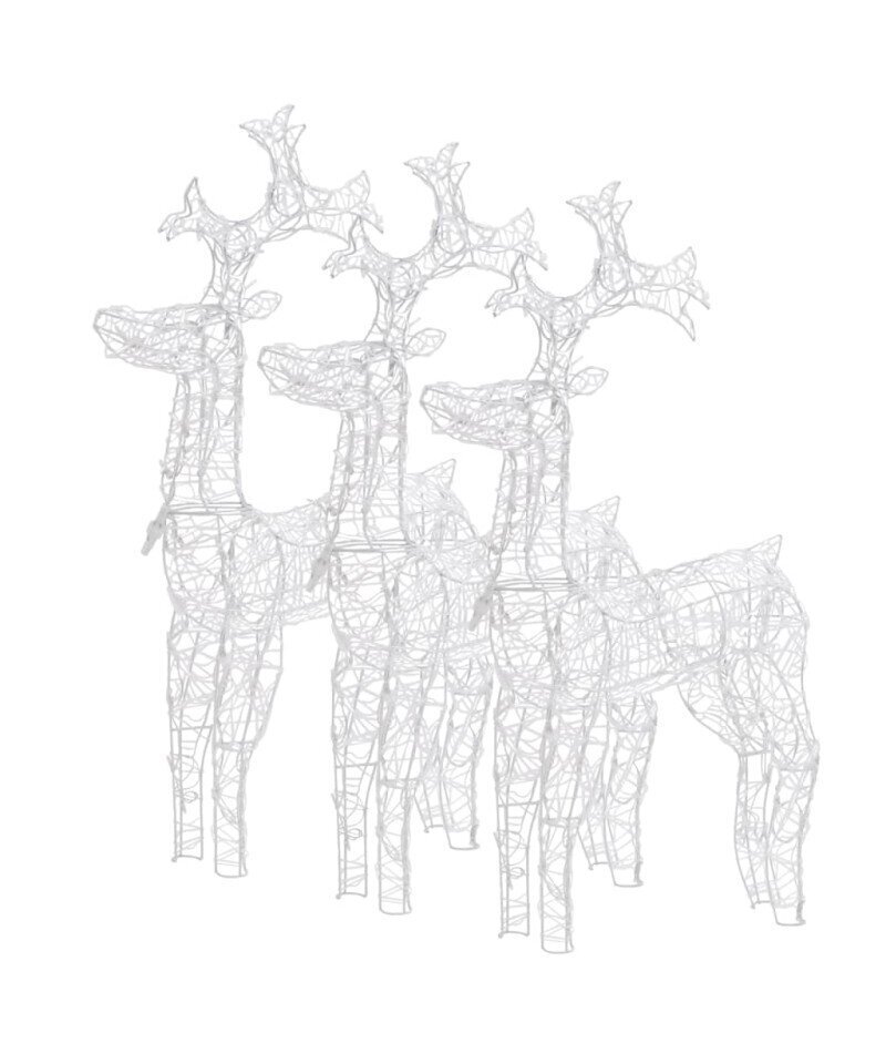 svieciantikaledinedekoracijaelniai3b59ereference belsilt Šviečianti kalėdinė dekoracija Elniai su LED atspari drėgmei