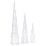 svieciantikaledinedekoracijakugiai40307reference belsilt Šviečianti kalėdinė dekoracija Kūgiai su LED belsilt