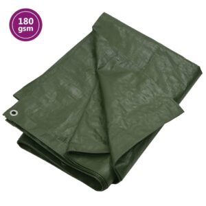 vidaXL žalias tentas 8x12 m 180 gm² HDPE  Belsilt