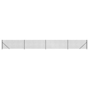 Tinklinė tvora su flanšais, antracito 1,1x10 m – belsi.lt