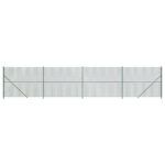 Tinklinė tvora su flanšais 2x10m cinkuota žalia