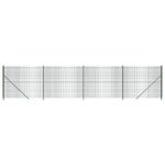 Tinklinė vielinė tvora 16x10 m su flanšais žalia  belsilt