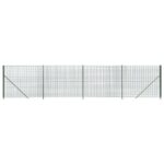 Žalia tinklinė vielinė tvora 16x10 m su flanšais | Belsilt