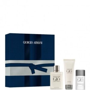 Armani Acqua Di Gio Pour Homme EDT vyrams – 3 dalių rinkinys