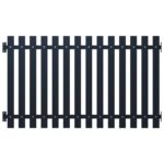 Antracito tvoros segmentas 1705x150 cm iš plieno