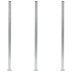 Aliuminiai tvoros stulpai 185 cm 3 vnt  belsilt