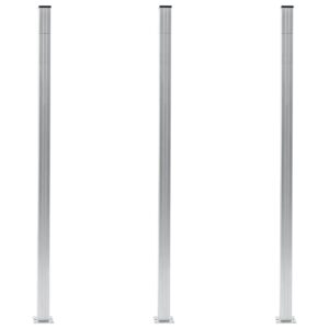 Aliuminiai tvoros stulpai 185 cm, 3 vnt. – belsi.lt
