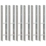 tvorosstulpai6vntsidabrinesspalvos8x6x60cmplienasb55b1reference belsilt Tvoros stulpai 6vnt 8x6x60cm sidabriniai plienas belsilt