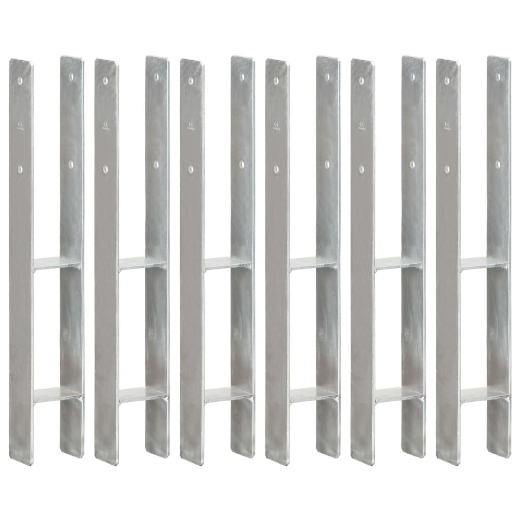 tvorosstulpai6vntsidabrinesspalvos8x6x60cmplienasb55b1reference belsilt Tvoros stulpai 6vnt 8x6x60cm sidabriniai plienas belsilt