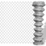 Tvoros tinklas 25 x 1 m cinkuota viela sidabro spalva