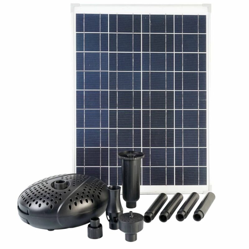 Ubbink SolarMax 2500 komplektas su saulės moduliu ir siurbliu, Juoda - Image 3